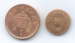 British Penny, Bronze