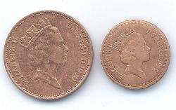 British 2 Pence, Bronze