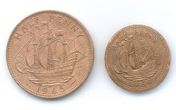 Old Half Penny (Bronze)